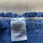 Blue Strapless Coverup Dress Size L Photo 1