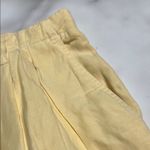 Anthropologie High Waist Yellow Shorts with Relaxed Fit Photo 5