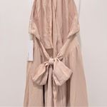 Reformation  Andee Halter Maxi Dress in CHAMPAGNE, Size 6, NWT Photo 8
