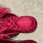 Birdies The Lovebird Feather Trim Mule Red sz 5 Photo 2