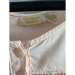 Victoria's Secret Vintage Y2K Women's Victoria Secret Lace Pink Long Sleeve 100% Cotton Nightgown Photo 3