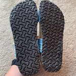  | Birks by Birkenstock Rio style blue plaid sandals 40 Photo 3