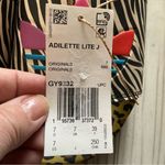 Adidas  adilette original slides slip on sandals cheetah print rainbow Sz 7 Photo 5