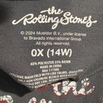 The Rolling Stones  Charcoal Mineral Wash Graphic T Shirt- Size 0X Photo 2