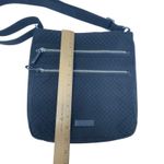 Vera Bradley  Black Quilted Crossbody Saddle Bag Travel Pockets Casual Classic Photo 4