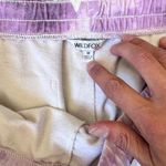 Wildfox Women's Relaxed Fit Sweatshort in Purple/White Tie Dye Stars Size Medium Photo 2