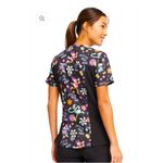 Disney NWT Mickey Mouse Tooniforms Licensed Positive Vibes  V-Neck Scrub Top 2XL Photo 11