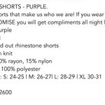 Erika Shorts Purple Photo 1