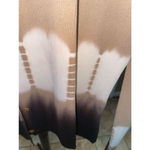 Kenar Women's  Brown and Tan Tie Dye Cardigan Sweater Size M Photo 5