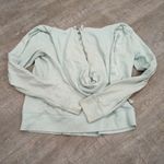 PINK - Victoria's Secret Victoria's Secret PINK Light Blue Zip Up Hoodie Size Large Photo 6