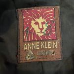 Anne Klein Black Vintage 1970s 100% Wool Women’s Blazer with Peak Lapels Size 4 Photo 13