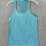 Lululemon Swiftly Tech Racerback Tank Top Turquoise Athletic Running Women 6 Photo 0