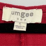 Umgee  L Ruffled Mini linen blend Sundress Raglan tiered Sleeves distressed hem Photo 1