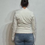 Johnny Was  White Embroidered Corduroy Blazer Sz S Photo 8