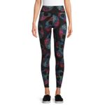 Sueded skull Leggings nwt large juniors Halloween Black Photo 2