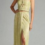 Sabina Musayev Galia Skirt lime green skirt size medium NWT Photo 0