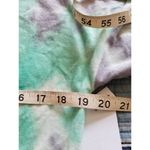 Abound  Green Tie Dye Pull Over Lightweight Hoodie Long Sleeves Womens Size XS Photo 2