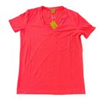 DAISY Soft Short Sleeve Top & Bike Short Set Neon Coral Pink Sz M Lounge NEW Size M Photo 1