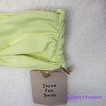Stone Fox Swim NEW  x Free People lele knotted bandeau bikini top, size S‎ Photo 3