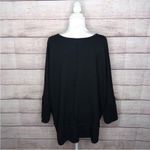 Spanx ♦️♦️ perfect Dolman Sleeve Top NWOT Size Medium Black 3/4 Sleeve Photo 3