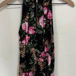 Altar'd State Altar’s State Black & Pink Tropical Floral Tank Top Size XS Photo 5