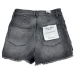 Good American  Good Curve Short Gray Distressed Jean Shorts Photo 1