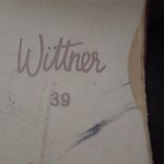 Wittner Suede Derby Ladies' Shoes Size 39 Red Photo 2