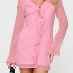 Princess Polly  Marisela Long Sleeve Mini Dress Pink NWT Photo 0