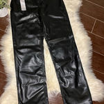 Tinseltown  black Hi Rise baggy straight pants sz 7/28 Photo 0