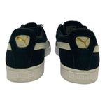 Puma Suede Classic Lifestyle Sneaker Black/White US Women's 10.5 Photo 5
