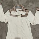 prAna Women Size M Rowen Knit Button Down Cream Jacket Coat Breathe Fall Outdoor Photo 3