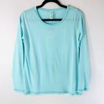 Ouray  Womens T Shirt Scoop Neck Long Sleeve Blue S Photo 0