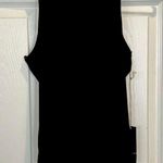 West of Melrose  NWT High Sleek Black Neck Bodysuit. Size Medium Photo 0