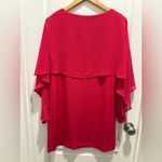 ZARA  CHIFFON OVERLAY
DRESS MAGENTA size M Photo 6