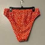 Nasty Gal Spot Tie Front Bikini Set in Burnt Orange and White size 14 NEW Photo 11