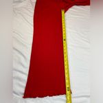 Urban Outfitters Relaxed Leg,Ribbed Pants Elastic Waist Seared Hem Size Small Photo 5