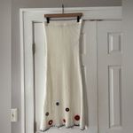 Cotton Emporium Topshop Crochet Maxi Skirt Elegant Colorful Crochet Flowers NWOT Size 8 -‎ 10 Photo 2