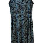 Croft & Barrow  Floral Dress Size Medium Stretch Tropical Photo 0
