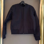 Lululemon athletica Black Reversible Bomber Jacket Photo 0