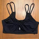 Free People FP Movement Hot Tip Double Strap Workout Crop Top‎ Black Size Large Photo 7