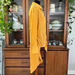 Anthropologie  Gauzy Cotton Hi-Low Duster Front Tie Button Down Photo 5