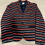 Gap  Neon-stripe ponte academy blazer  size 10T Photo 10