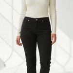 Karl Lagerfeld  Black Cropped Jeans Size 6 Photo 0