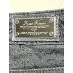 ZARA  Premium Denim Paisley Velvet Skinny Pant size 6 Photo 2