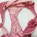 CHIO Ruched Lurex Bikini Set in Pink Size M Photo 5