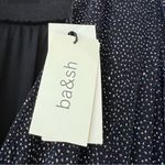 Ba&sh  ROBE FALONE maxi dress long sleeve glitter blue size XS 2 C7 Photo 2