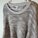 J.Jill Marled Knit Sweater Neutral Taupe Gray Drop Shoulder Relaxed Pullover 4X Photo 2
