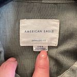American Eagle American‎ Eagle Oversized Camouflage Cropped Jacket Raw Edge Size Large Photo 4