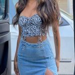 Princess Polly Denim Skirt Photo 0