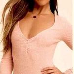 Free People cozy up with me body suit in size Med NWOT Photo 0